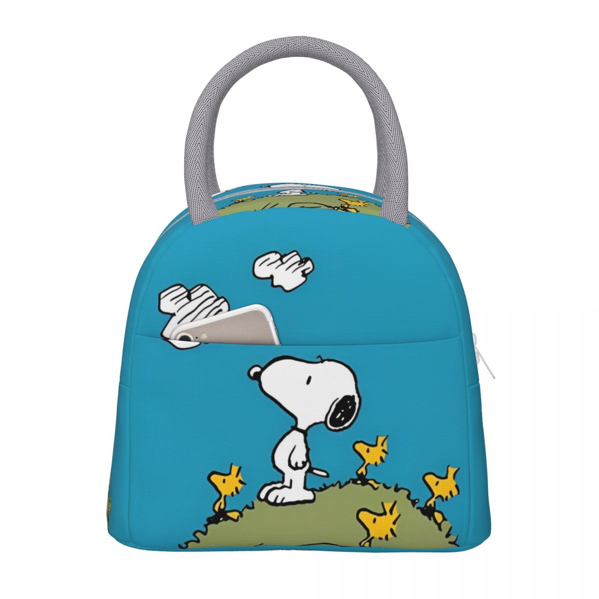 Tote Bag Sublimation - Snoopy Peanuts geïsoleerde lunchtassen Lekvrije maaltijdcontainer