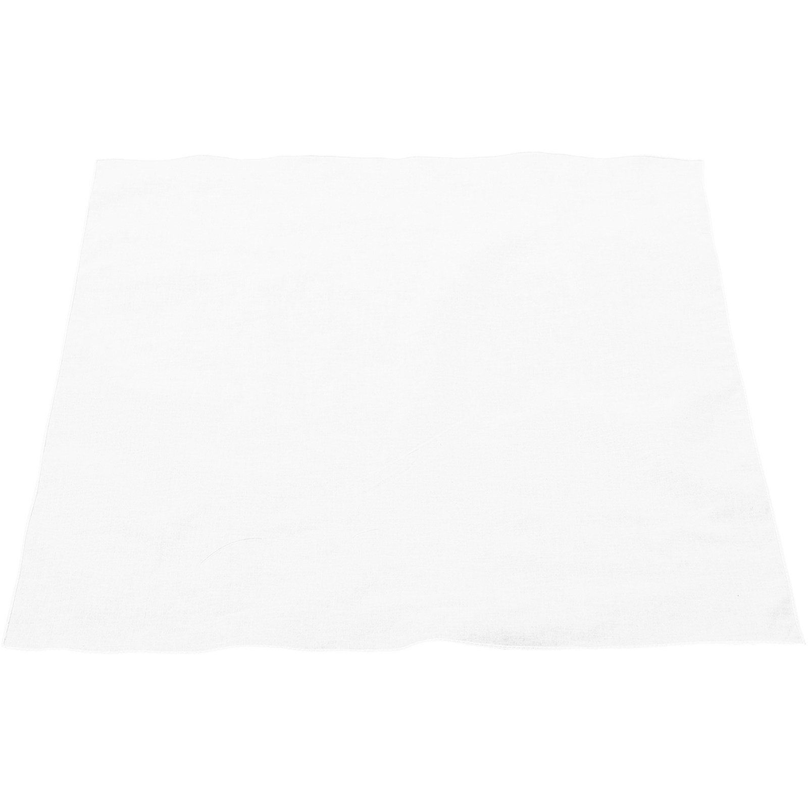 Bandana Blank White - Witte katoenen zakdoek vierkant blanco tie-dye
