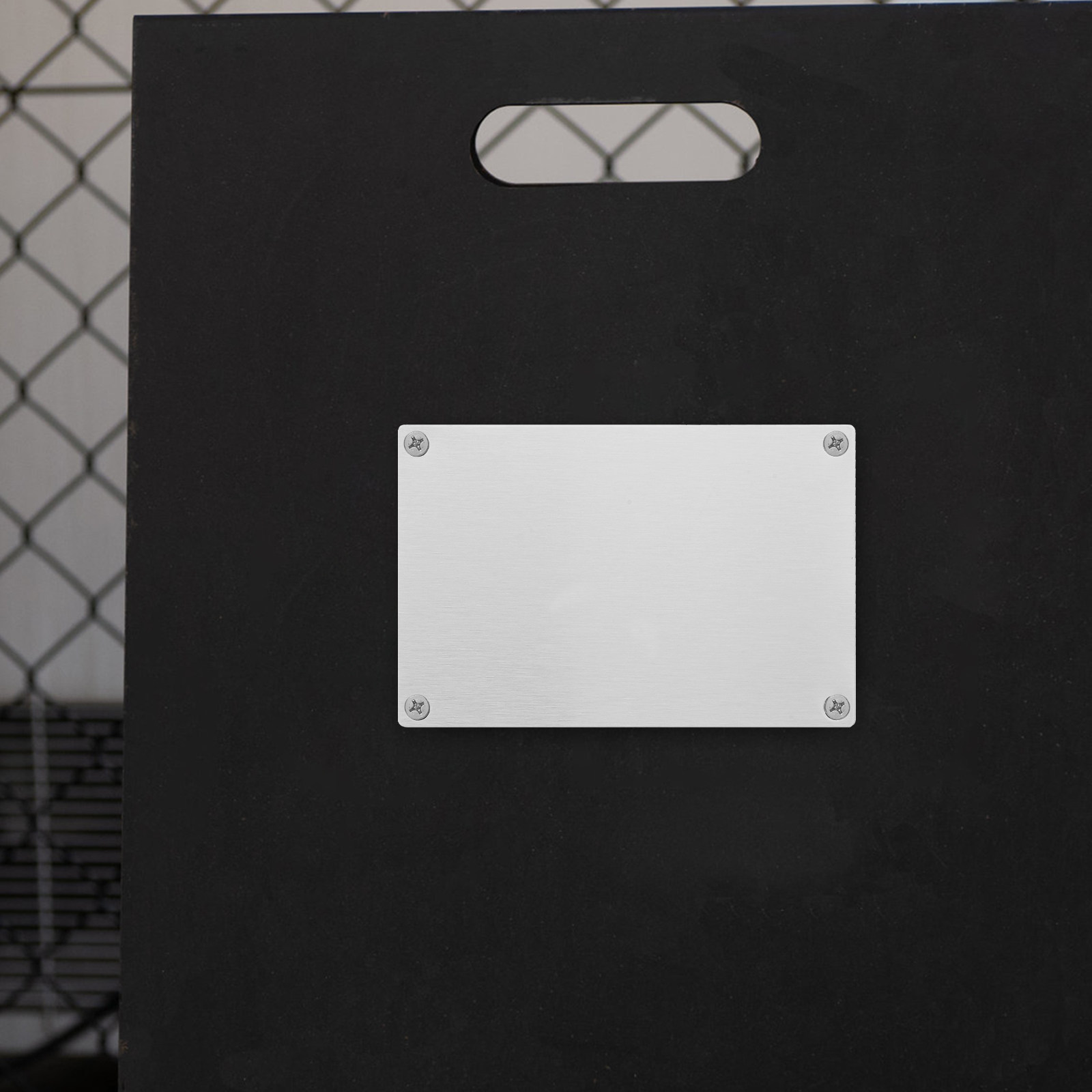 Yard Sign Blank - 5 stuks blanco roestvrijstalen bordplaten voor