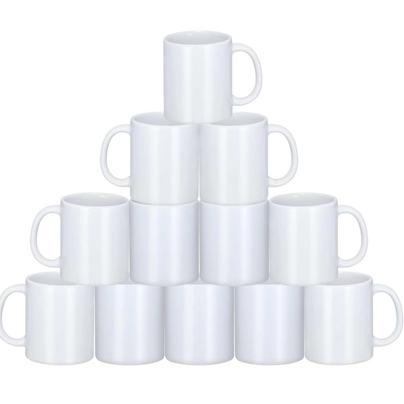 Sublimation Mug White - HTVRONT Sublimatie Mokken Lege Witte Keramische