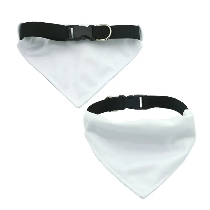Bandana Blank White - Sublimatie Witte Lege Hond Huisdier Driehoek