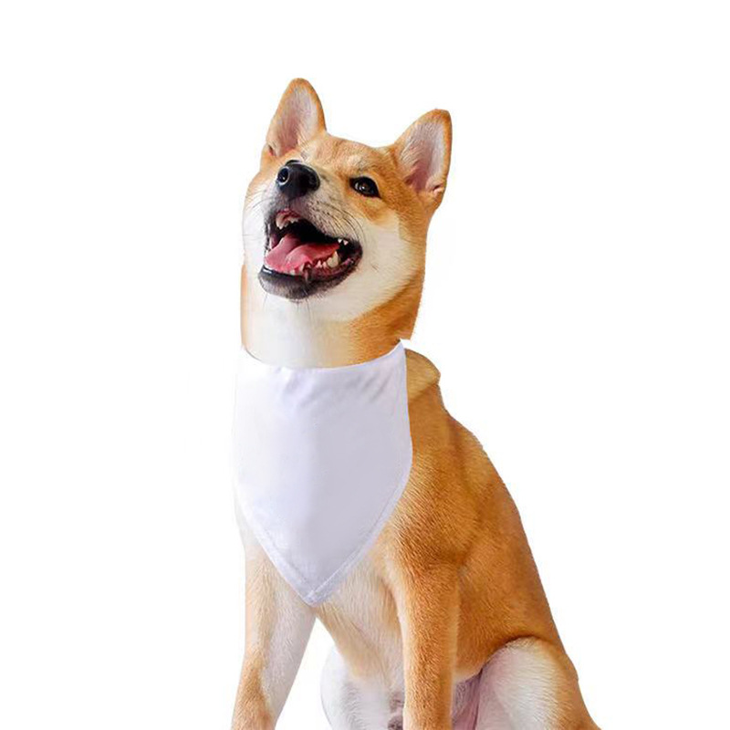 Bandana Blank White - 100 stuks sublimatie blanco hondenbandana's effen