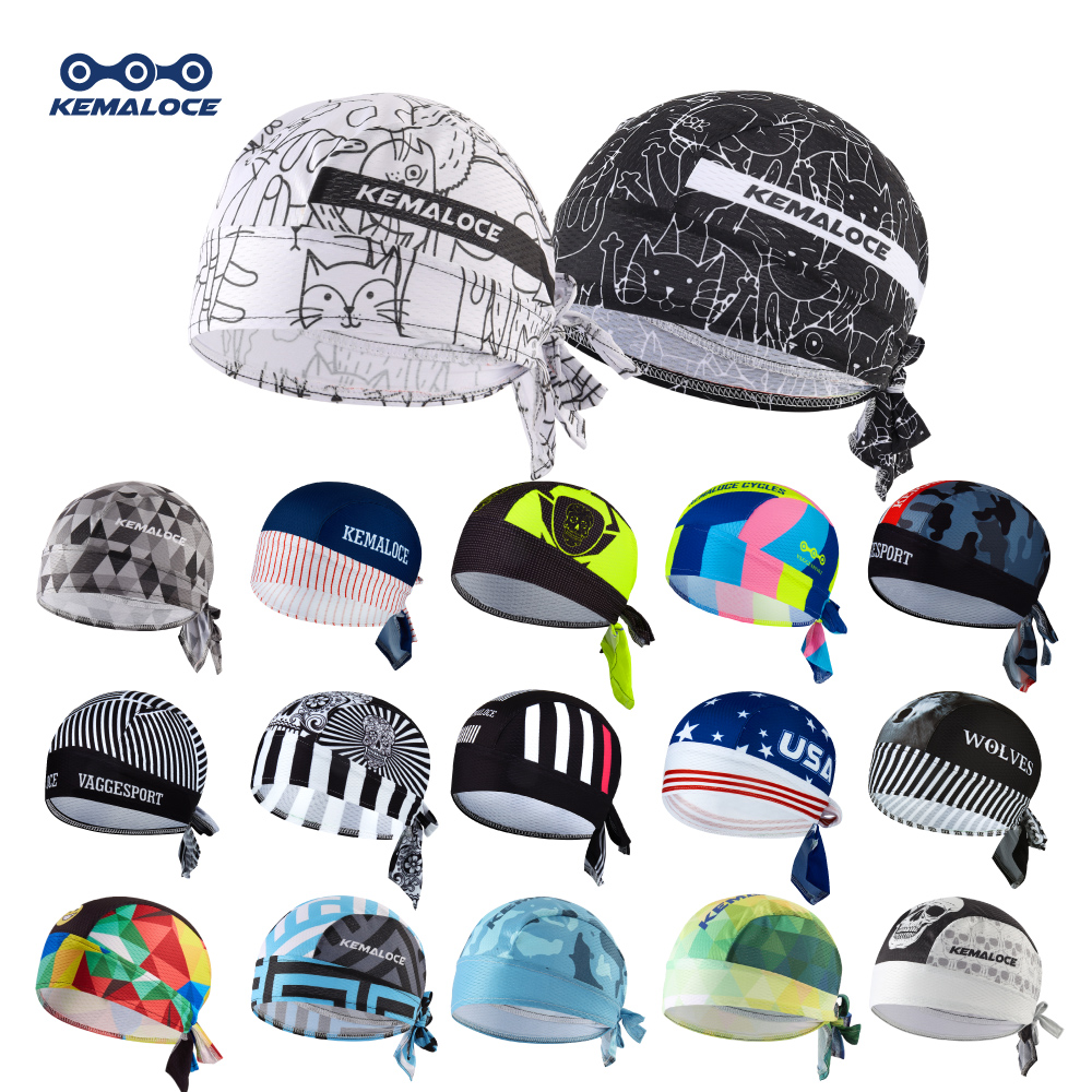 Bandana Blank White - KAMALOCE UV-bescherming Fietsen Cap Team Mannen