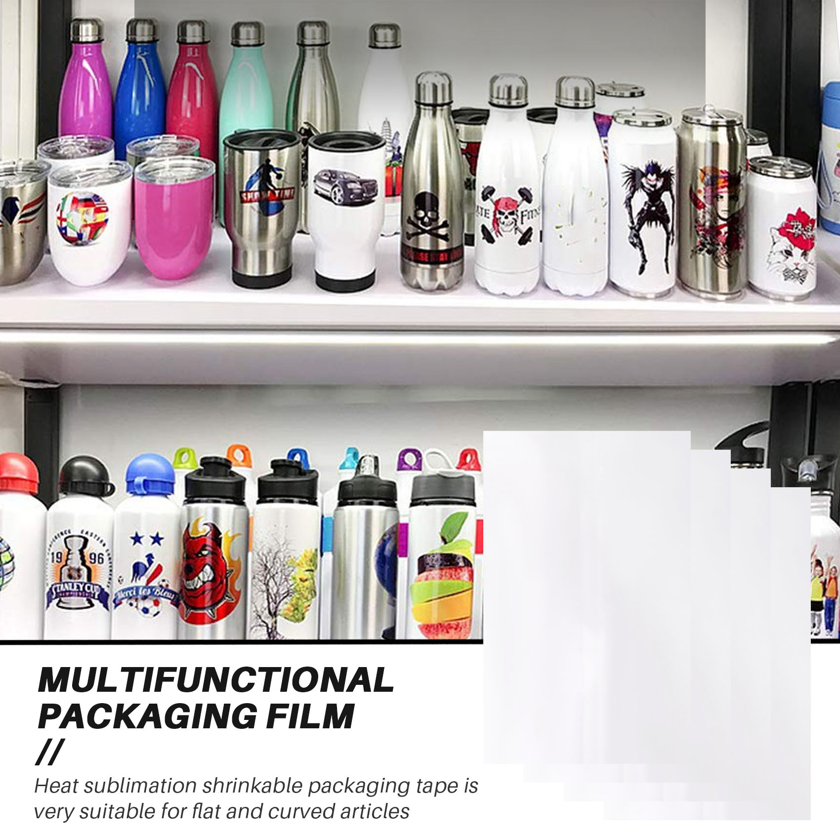 Sublimation Mug White - AA94-8X12 Inch Sublimatie Krimpfoliehoezen, 60 stuks