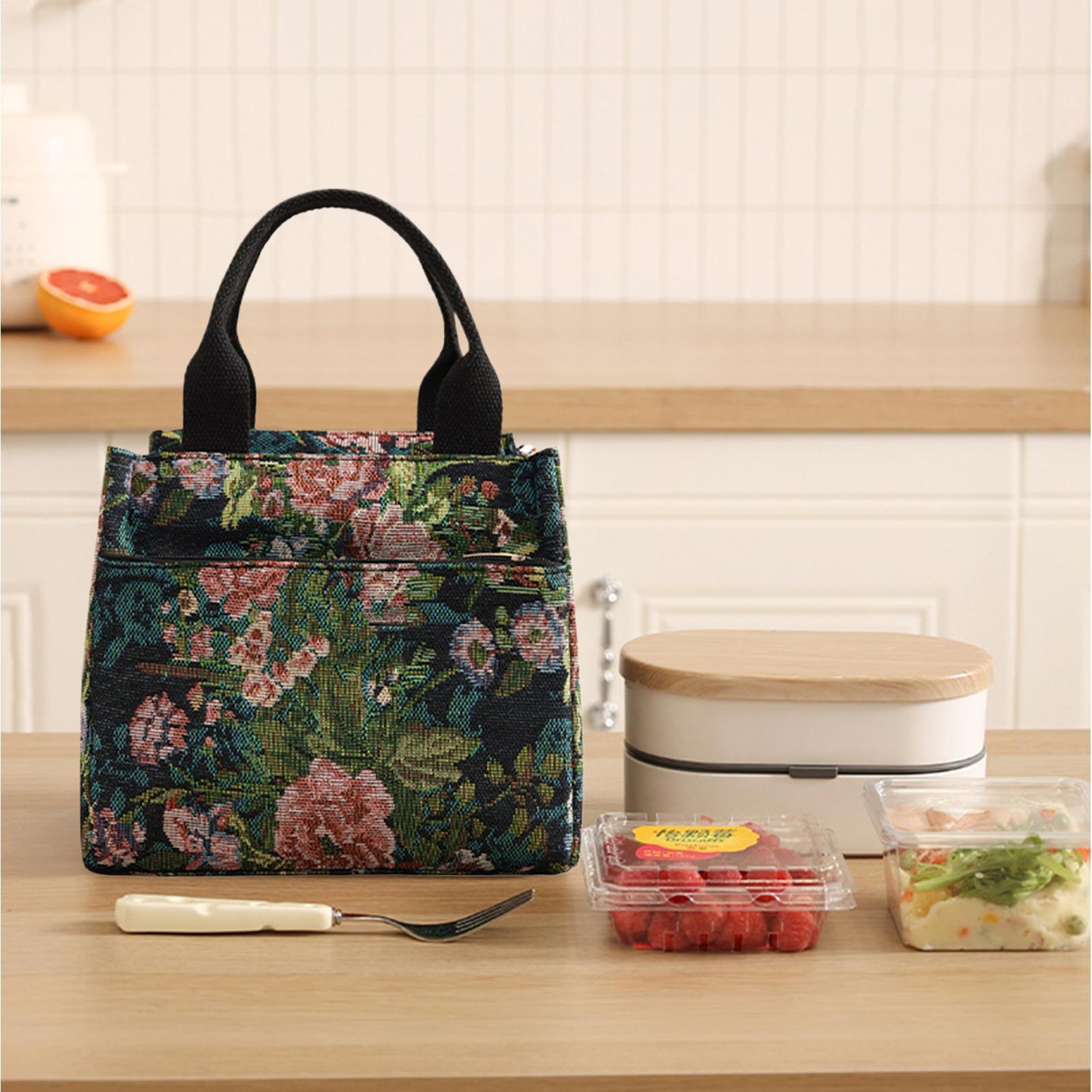 Geïsoleerde lunchtas Bloem Wat - Tote Bag Sublimation recensie en prijs