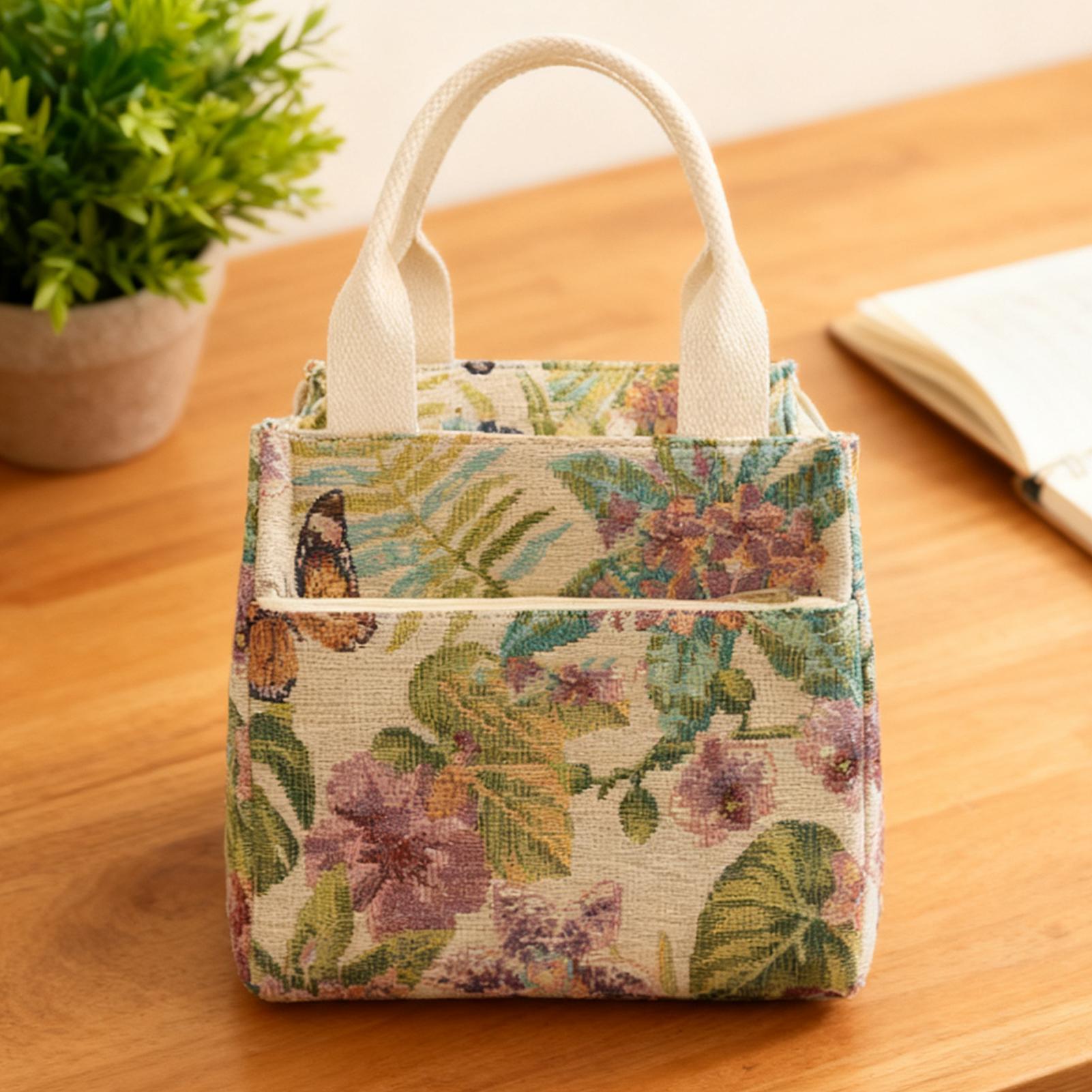 Geïsoleerde lunchtas Bloem Wat - Tote Bag Sublimation recensie en prijs
