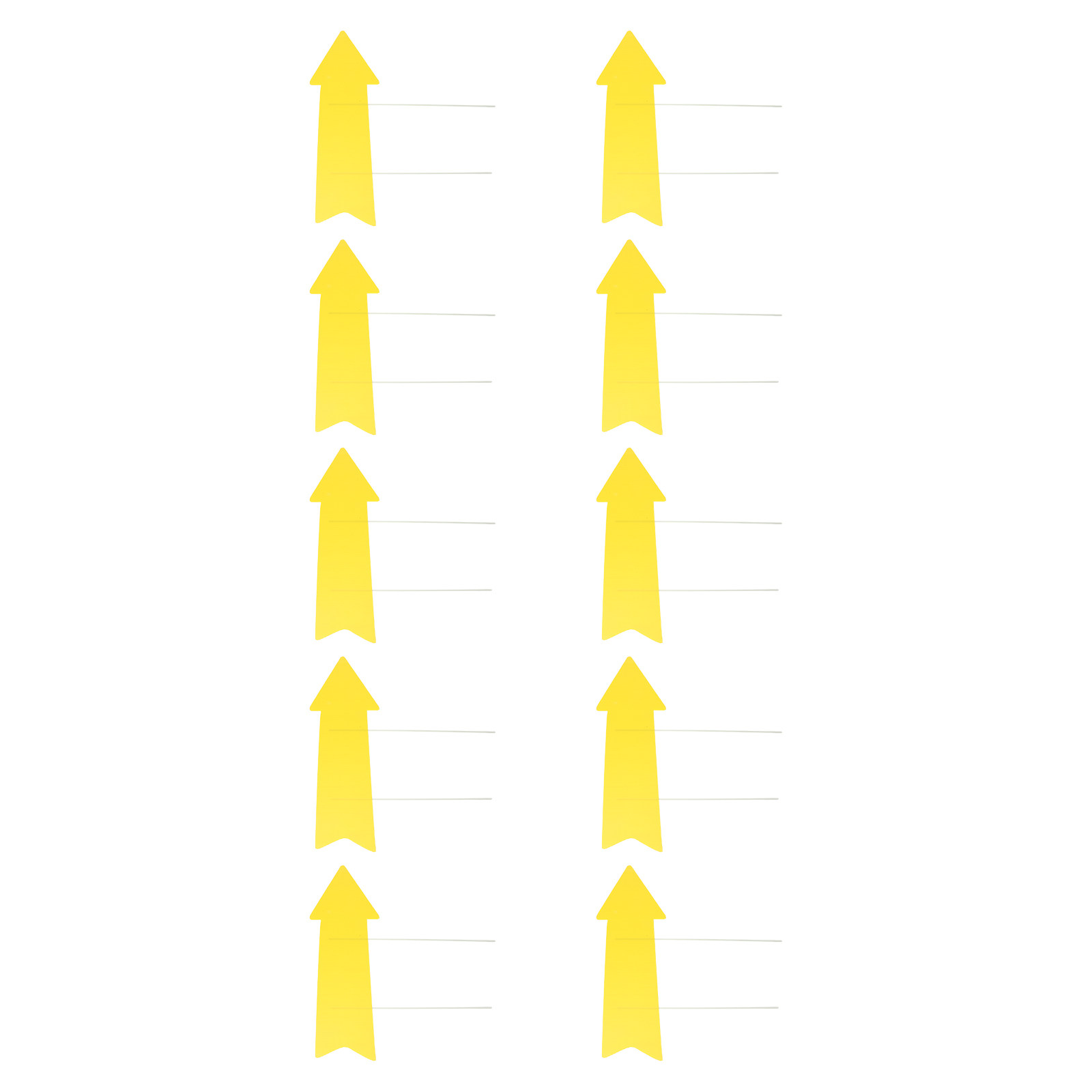 10 stuks gele pijl-vormige tui - Yard Sign Blank recensie en prijs