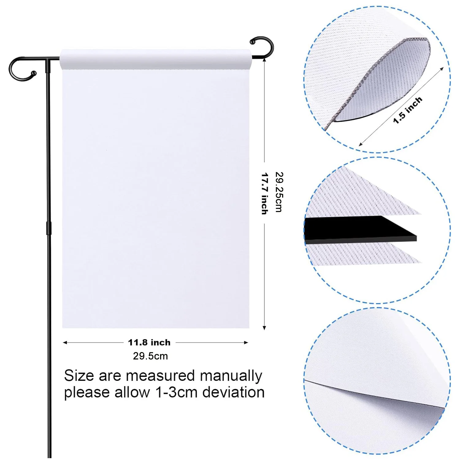 5-delige Dubbelzijdige Blanco  - Yard Sign Blank recensie en prijs