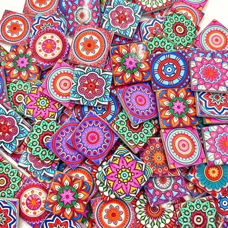 Mandala Print Keramisch Mozaïe - Ceramic Tile Blank recensie en prijs