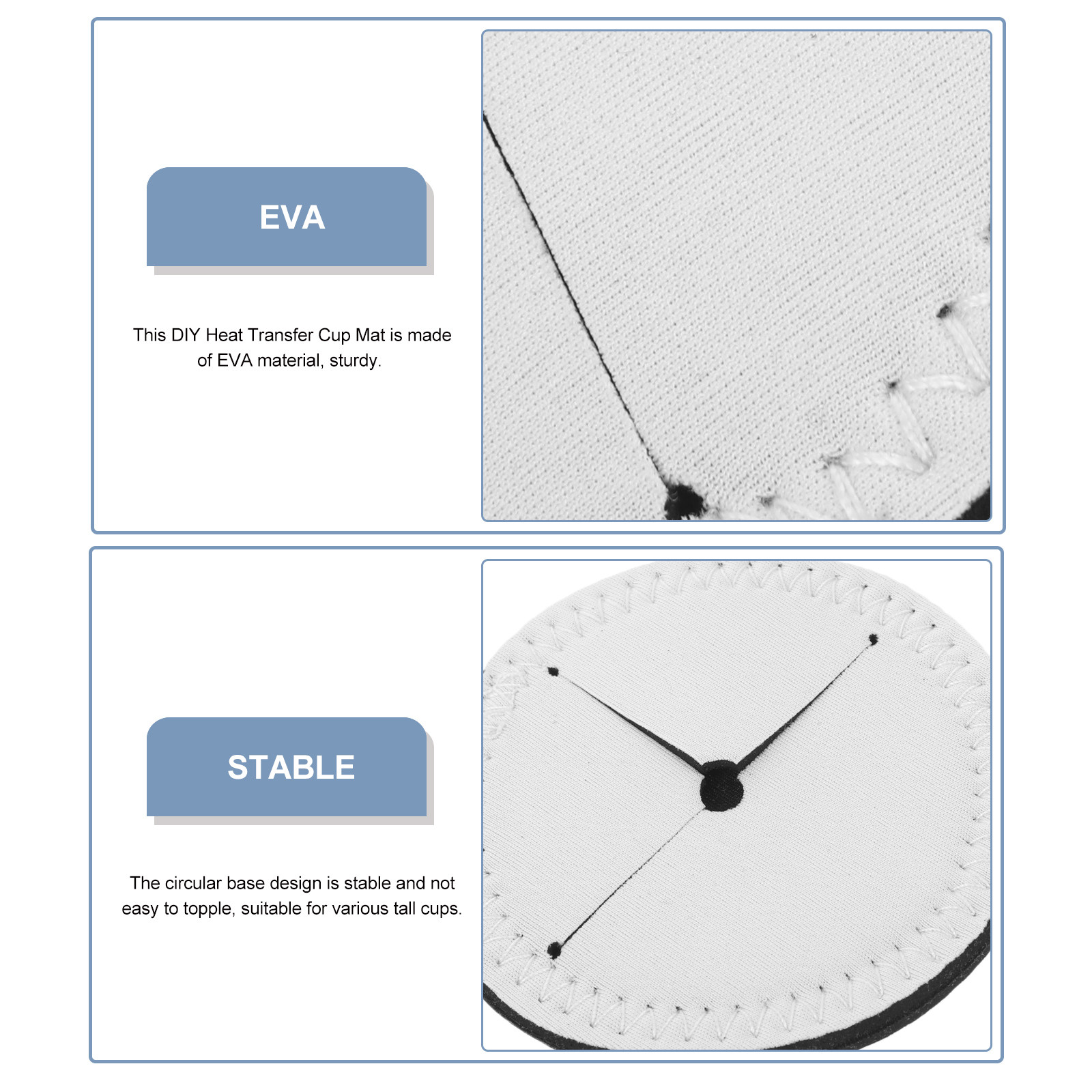 4 stuks blanco sublimatie-onde - Coaster Sublimation Blank recensie en prijs