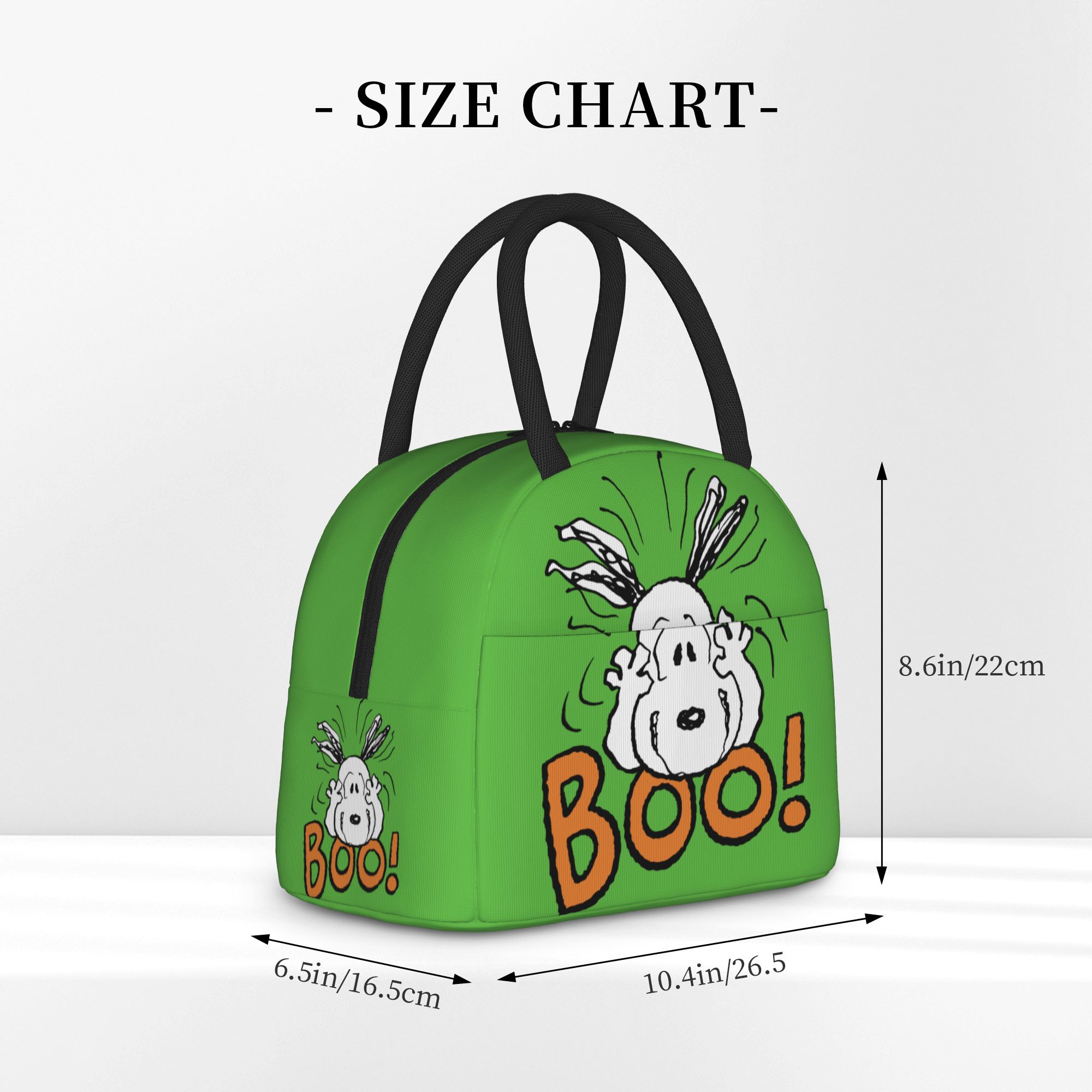 Snoopy Boo geïsoleerde lunchta - Tote Bag Sublimation recensie en prijs