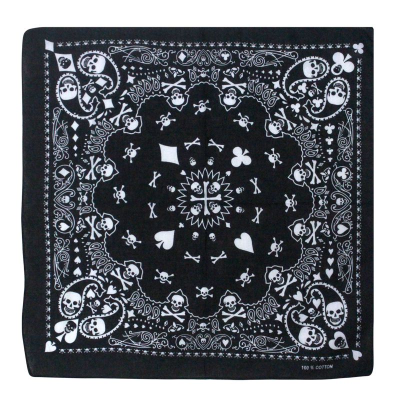 55cm Wit Zwart Rood Schedel Po - Bandana Blank White recensie en prijs