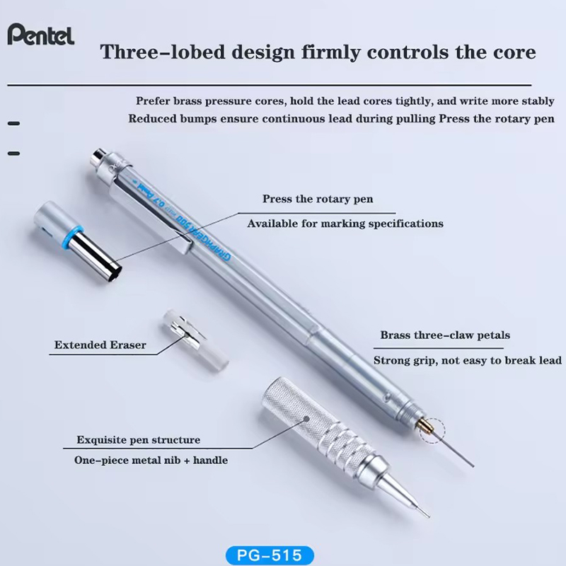 Pentel Vulpotlood GraphGear 50 - Pentel Pen Graphgear recensie en prijs