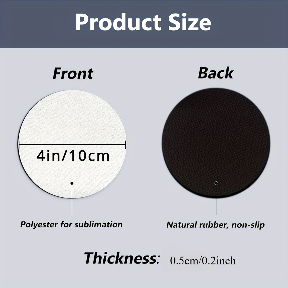20/60 stuks onderzetters, blan - Coaster Sublimation Blank recensie en prijs