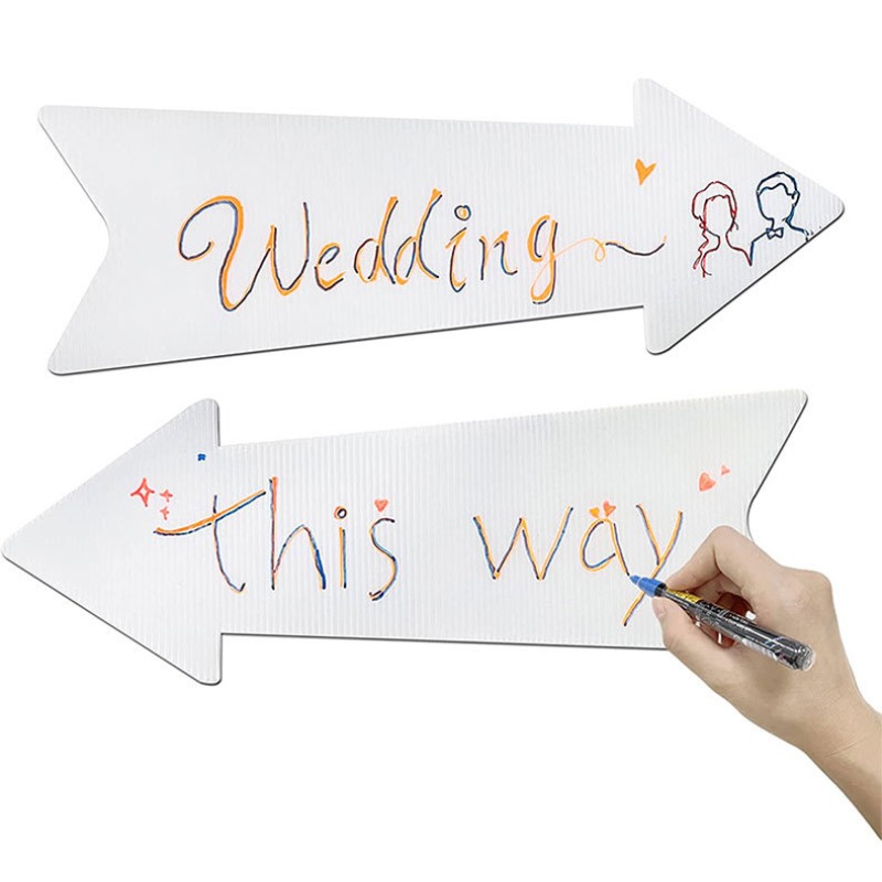 Lege pijl-borden met palen, 10 - Yard Sign Blank recensie en prijs