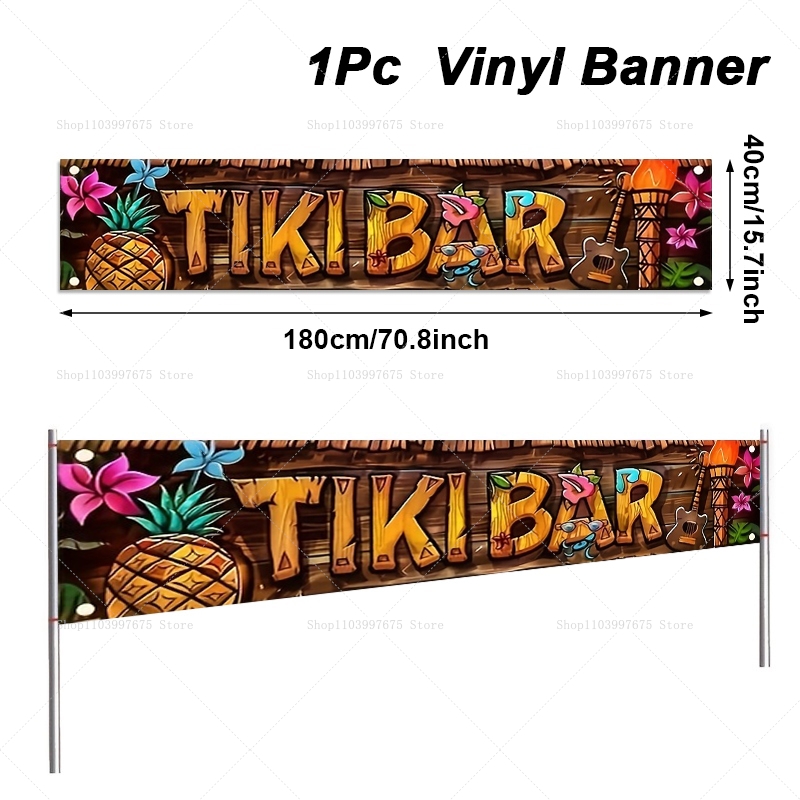 Tiki Bar Banner Tropisch Hawai - Yard Sign Blank recensie en prijs
